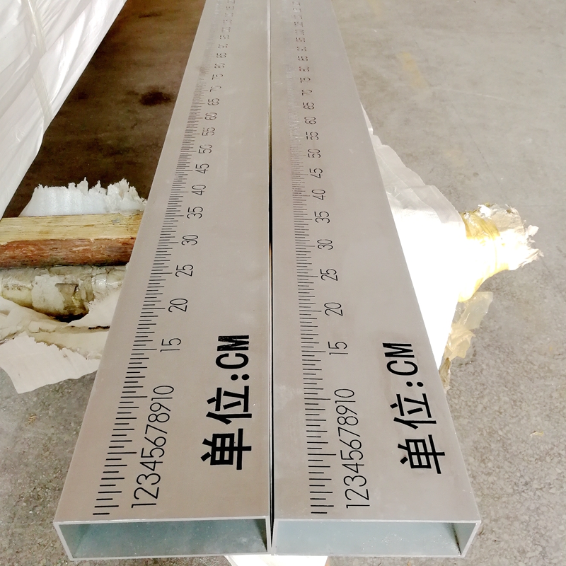 铝尺管 工程尺铝管 刻度铝管 刻度标尺